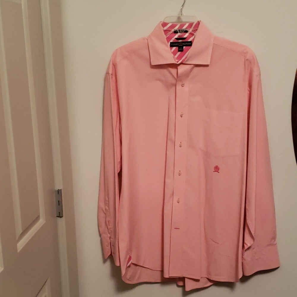 Vintage Tommy Hilfiger Mens  Dress Shirt